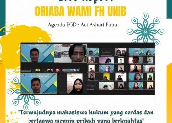 ORIENTASI ANGGOTA WAHANA MAHASISWA ISLAM FAKULTAS HUKUM UNIVERSITAS BE NGKULU TAHUN 2021