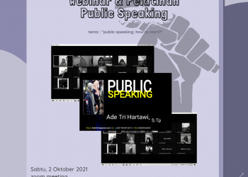 WEBINAR DAN PELATIHAN PUBLIC SPEAKING KHUSUS MUSLIMAH OLEH BIDANG KEPUTRIAN WAMI FH UNIB