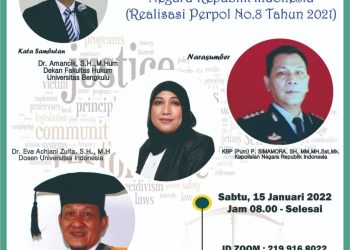 Seminar Nasional Restorative Justice Kepolisian Negara Republic Indonesia  (Realisasi Perpol No.8 Tahun 2021)