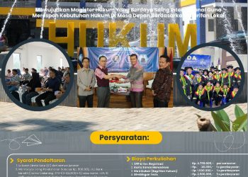 Penerimaan Mahasiswa Baru Tahun Ajaran Semester genap 2024/2025 Program Studi Hukum Program Doktor