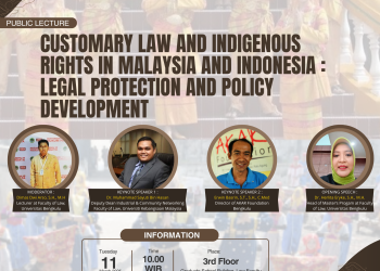 Public Lecture “Customary Law & Indigenous Rights in Malaysia and Indonesia