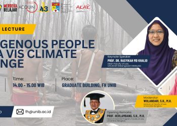 PUBLIC LECTURE : INDIGENOUS PEOPLE VIS A VIS CLIMATE CHANGE
