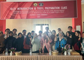 Fakultas Hukum Universitas Bengkulu Gelar Acara Pembukaan Program IELTS dan TOEFL Preparation