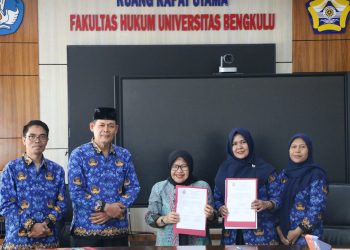 Serah Terima Jabatan Ketua Program Studi Kenotariatan Program Magister Fakultas Hukum Universitas Bengkulu