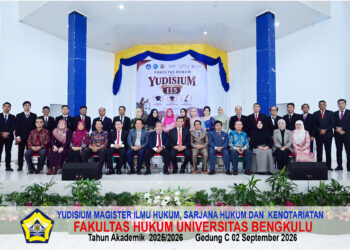 Fakultas Hukum Universitas Bengkulu Gelar Yudisium Periode ke-115